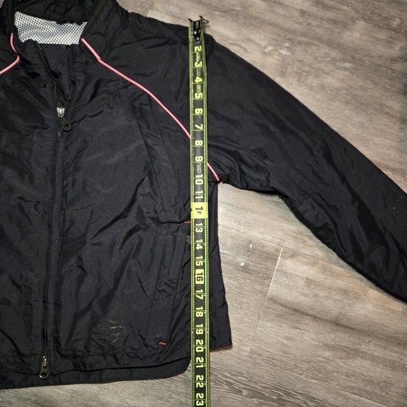 Harley-Davidson Motorcycle Zip-Up Summer Biker Black & Red‎ Jacket Women'… - Picture 14 of 14